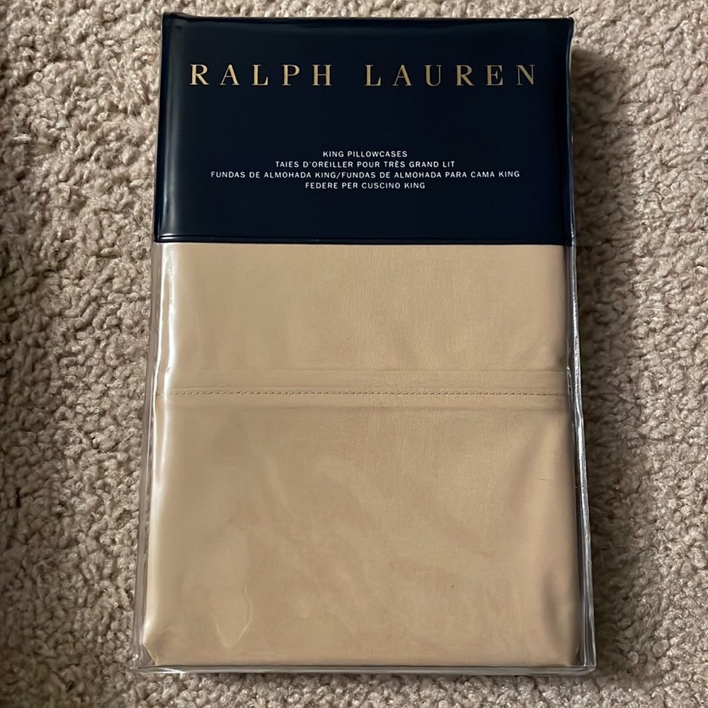New Ralph Lauren King Solid Percale (RL464)
